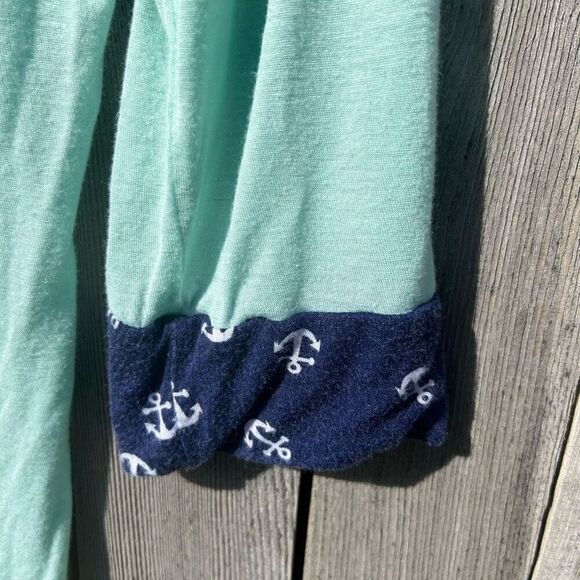 Rue21 blouse size small short sleeve sailor design - Picture 3 of 8